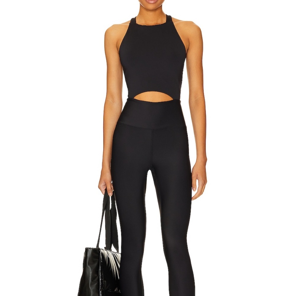 REVOLVE - YEAR OF OURS Black Cut Out Jumpsuit